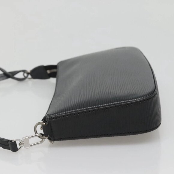LOUIS VUITTON Epi Pochette Accessoires Accessory Pouch Black M52982 Auth 140897 - Picture 3 of 16